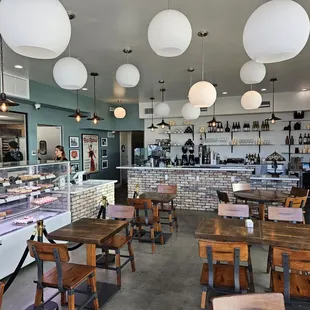 the interior of the restaurant