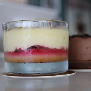 two desserts