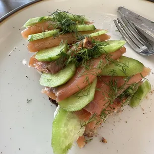 Ladies Went Fort Salmon Toast
