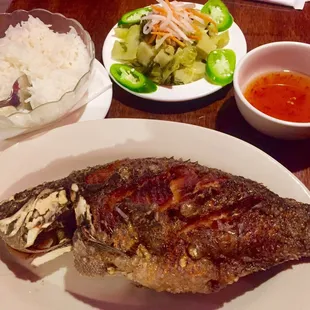 Fried fish for dinner