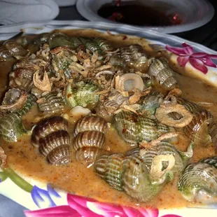 Snails in coconut sauce bomb af