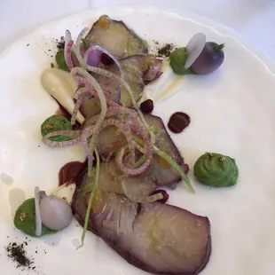 Pomegranate Hamachi Crudo