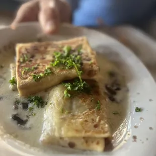Beef crepe