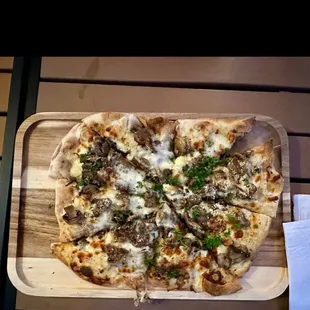 mushroom  pizza
