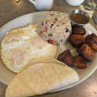 Gallo Pinto (Costa Rican favorite "Vegetarian")