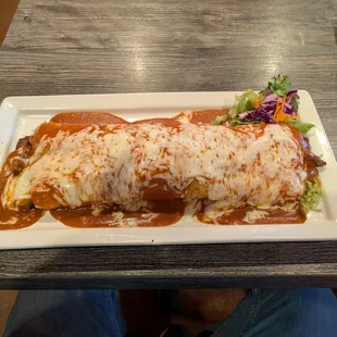 The Steak Fajita burrito at Cafe Bravo is the bomb. Love it!