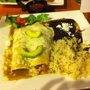 Chipotle Shrimp Enchiladas