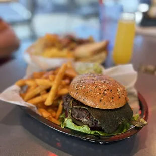 Southwest vegan burger