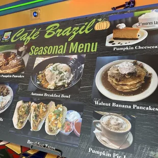 seasonal menu that our server never mentioned