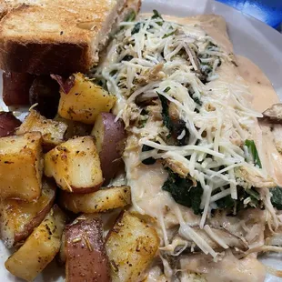Chicken crepes