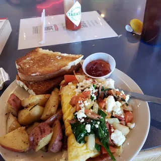 Spinach Omelette