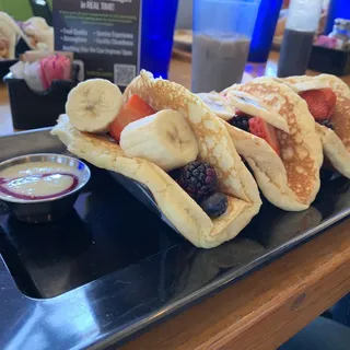 Berry Pancake Tacos
