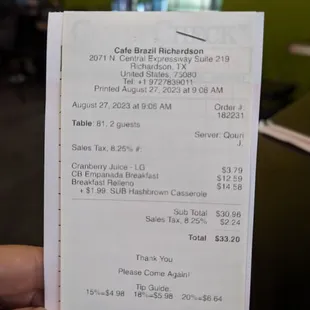 Good prices for great food