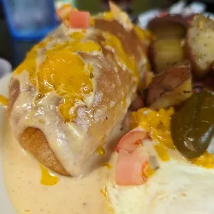 Excellent Menu and this chorizo breakfast empanada is no exception