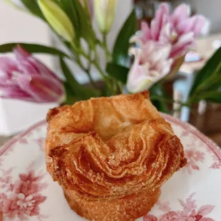 Kouign Amann. One of my favourite foods!  So delicious!! You should try!!