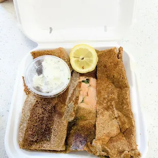 Tastes and smells so good. You can&apos;t find a galette usually.