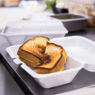 Grilled Cheese Sandwich - extra toasted
