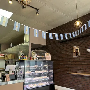 the interior of the restaurant