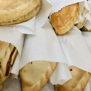 a variety of pastries