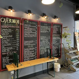 Yes, let's stack tables and block the menu and lean them against the wall.