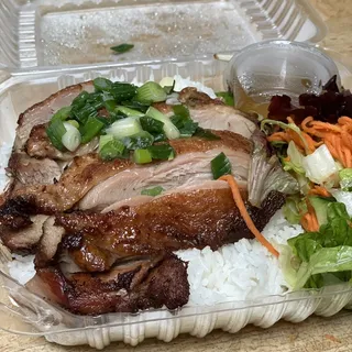 Grilled Five Spice Chicken Rice Plate