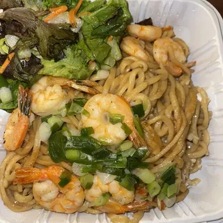 Grilled Shrimp Garlic Noodles