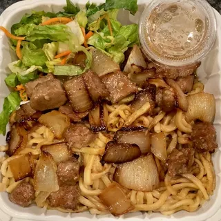Shaken Beef Garlic Noodles