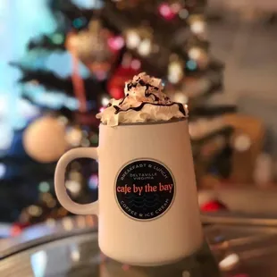 a cup of hot chocolate