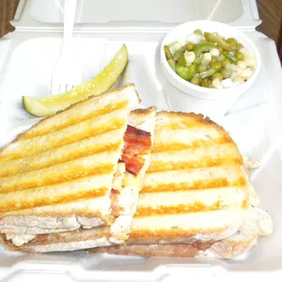 Another Grill cheese Panini with bacon and tomato