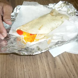 Breakfast wrap