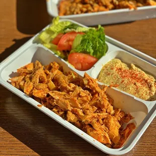 Chicken &quot;shawarma&quot; plate