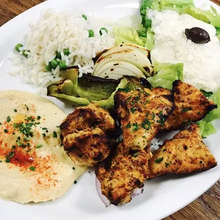 Chicken Kabob Plate