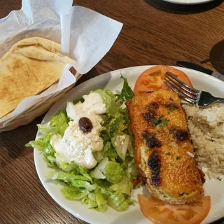 Eggplant Moussaka Plate