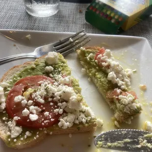 The Greek: Avocado, tomato and feta