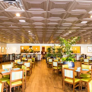 the interior of a restaurant