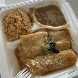 Santa Fe enchiladas