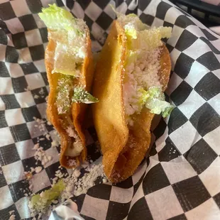 My favorite tacos, potato cheese