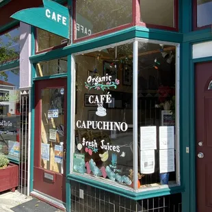 the outside of the building