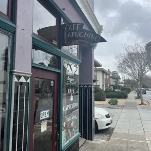 the outside of the building