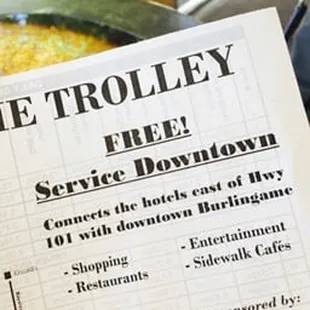 Free trolley picks up here. This town is magical