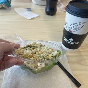 Quinoa and Chickpea Salad was delish!  (1/02/2024)
