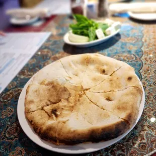 Regular freshly oven baked Persian flatbread