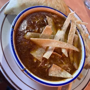 Tortilla Soup was amazing and perfect for cool weather we are having!!