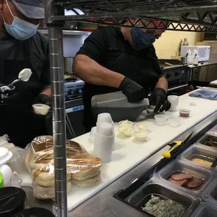 sushi and sashimi, interior
