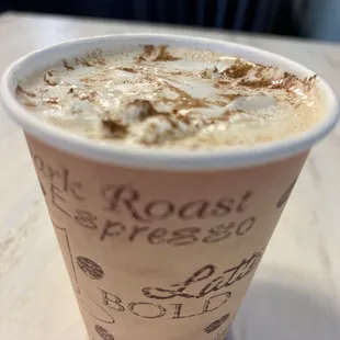 Pumpkin spice lotte