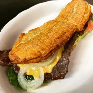 Steak Jibarito Sandwich