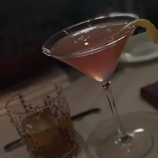 15 year old Weller Old Fashion and Absolut Cosmo