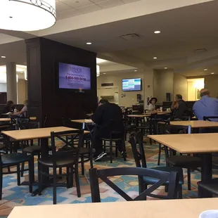 Part of the dining area