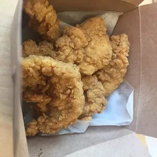 Chicken tenders from the grill