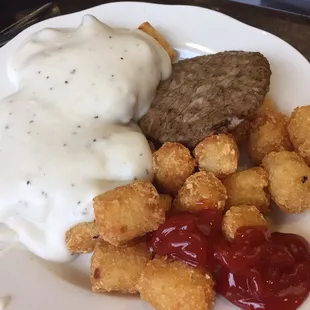 Dad's breakfast pickin's